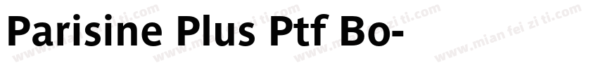 Parisine Plus Ptf Bo字体转换